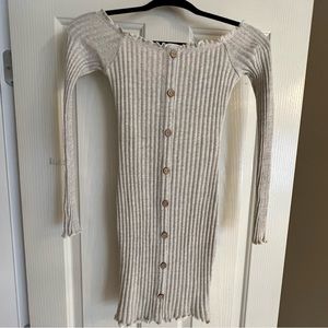 Off Shoulder Knit Dress